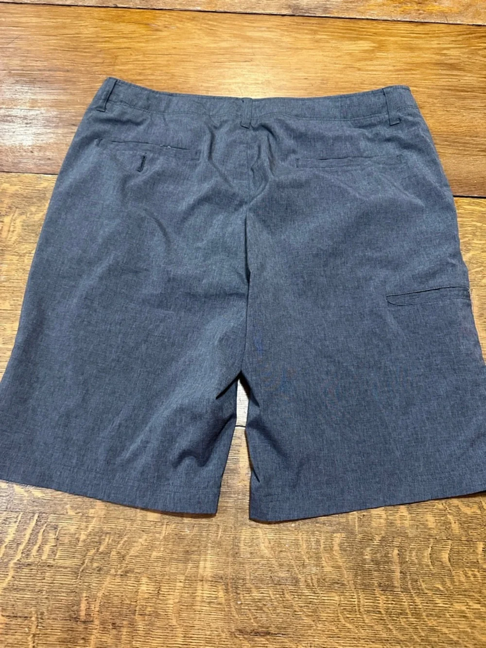 Nicklaus sz‎ 34 golf Men's Flat Front Charcoal Gray Shorts